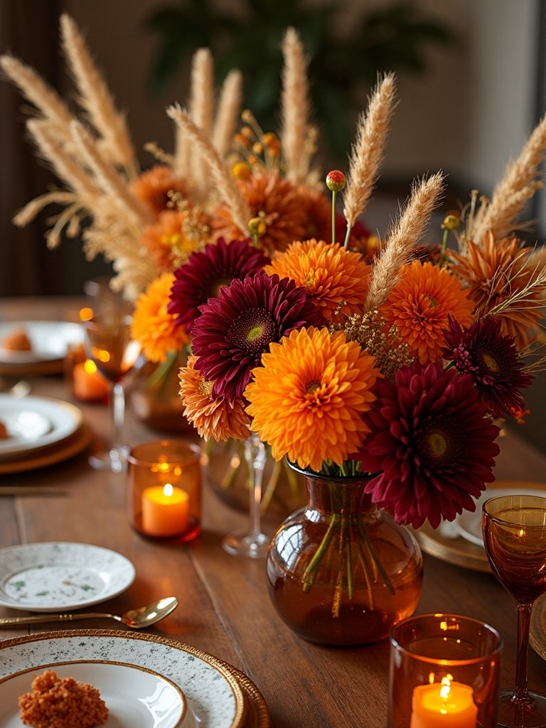 fresh and faux floral blend