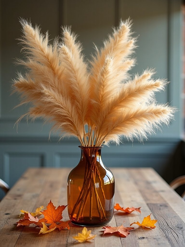 golden pampas grass elegance