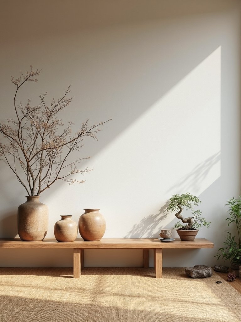 handcrafted pottery enhances tranquility
