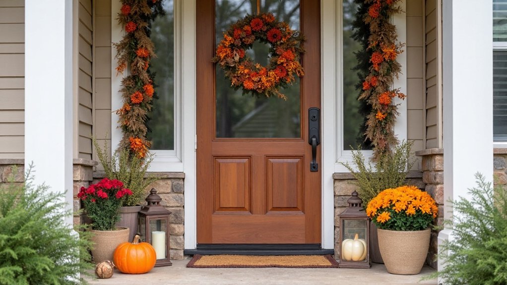 handmade seasonal porch decor