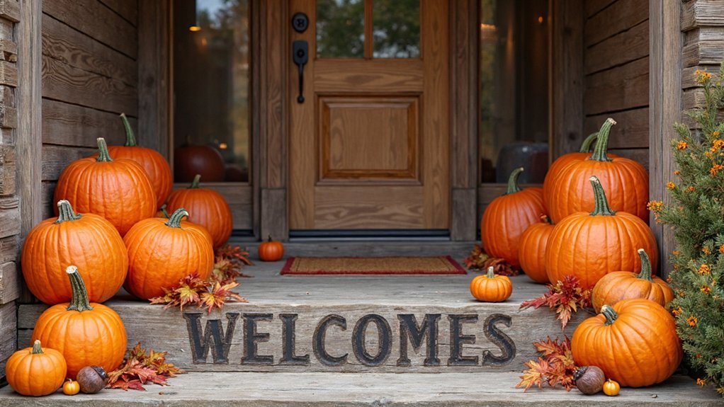 happy fall door sign