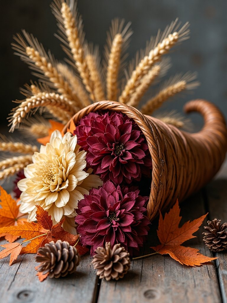 harvest themed rustic centerpieces