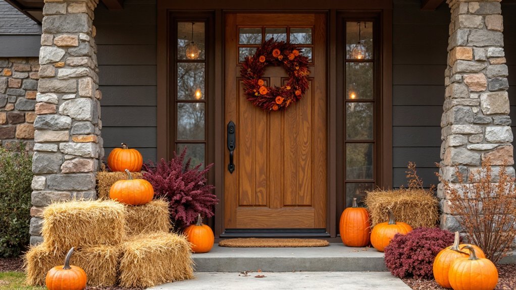 hay bales elevate fall decor