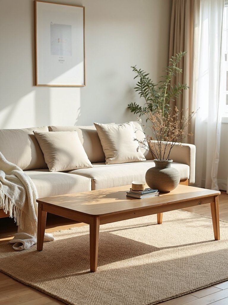 layered neutral toned carpets