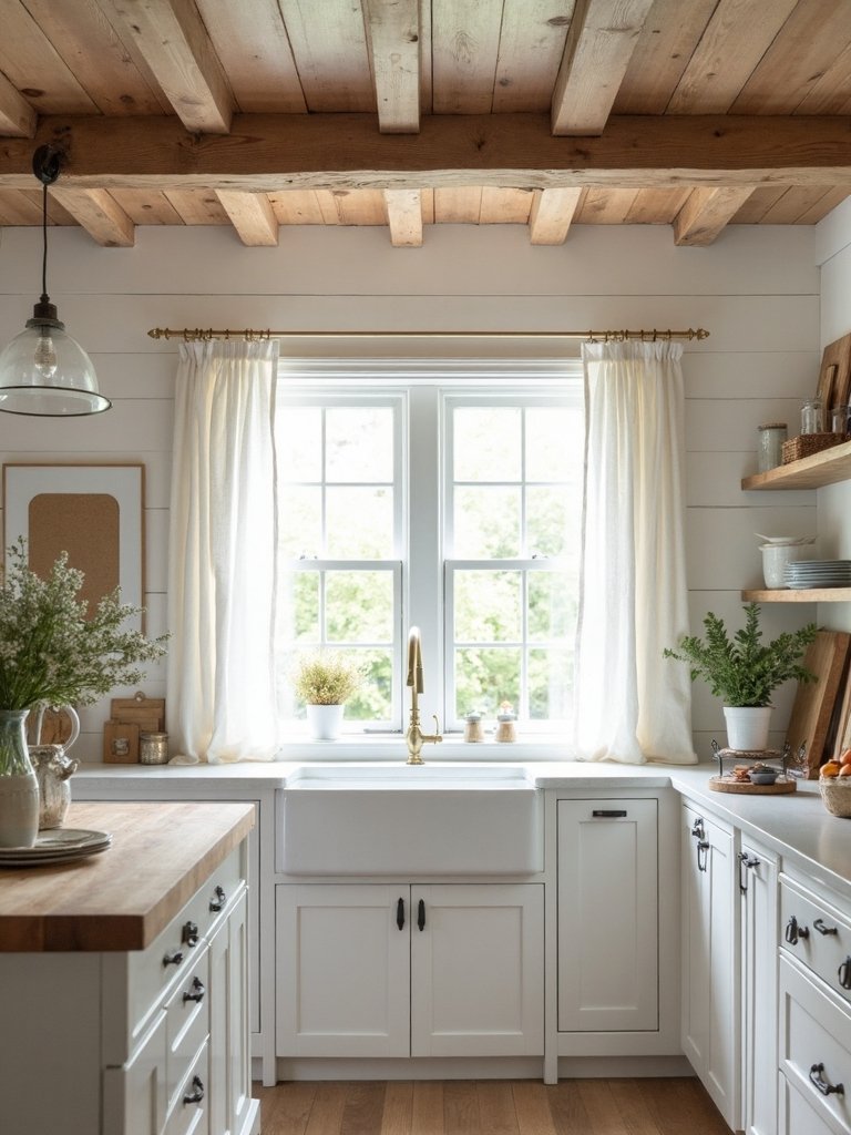 maximizing natural light airy farmhouse design