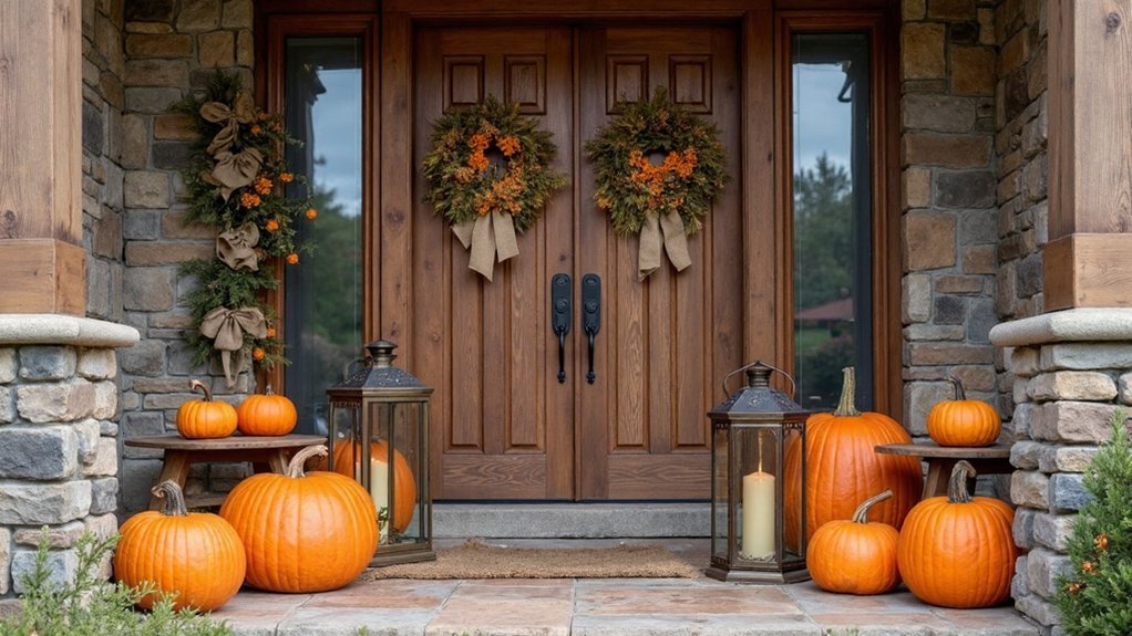 meaningful fall door decorations