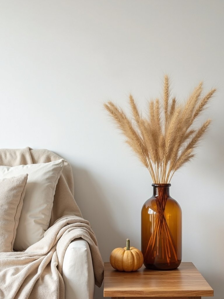 minimalist autumn home decor