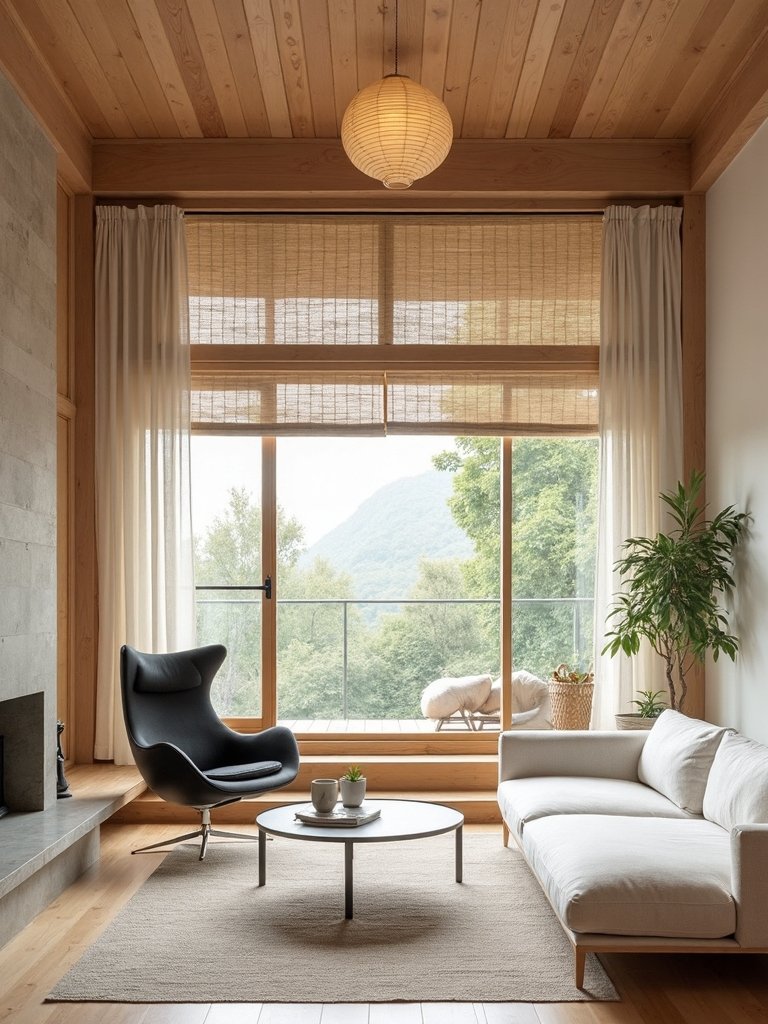 minimalist japandi living rooms