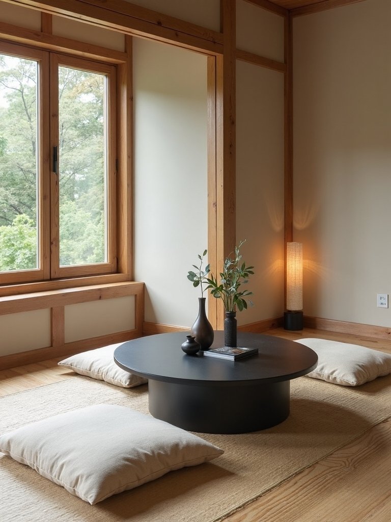 minimalist low profile seating