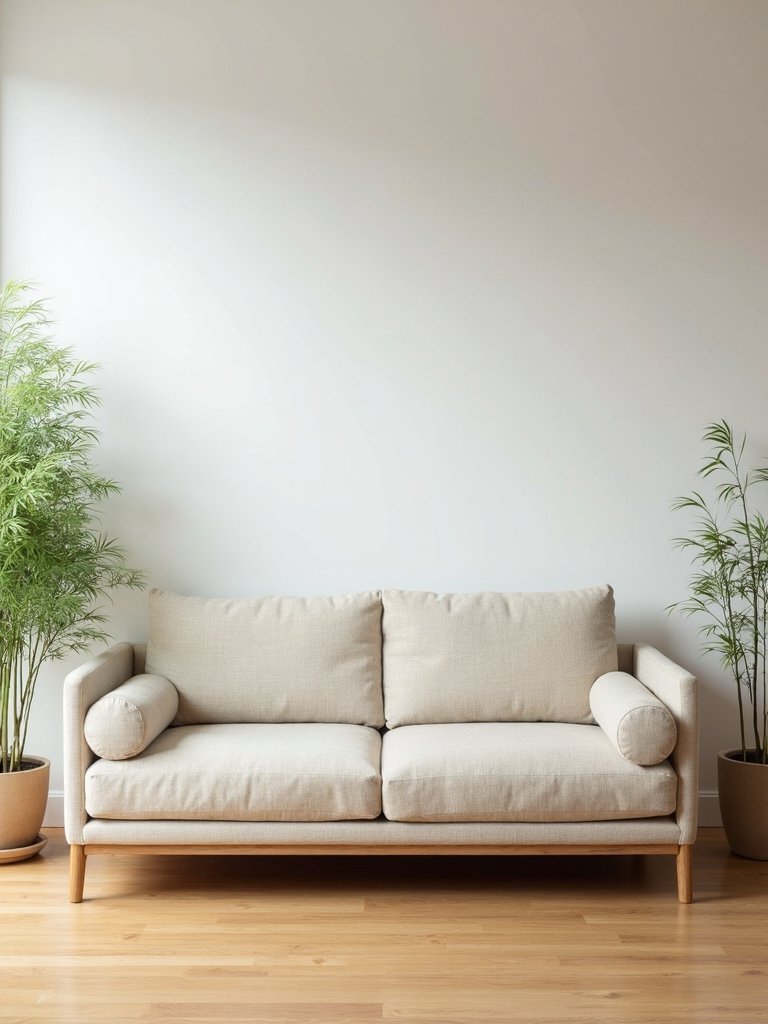 minimalist low profile sofas