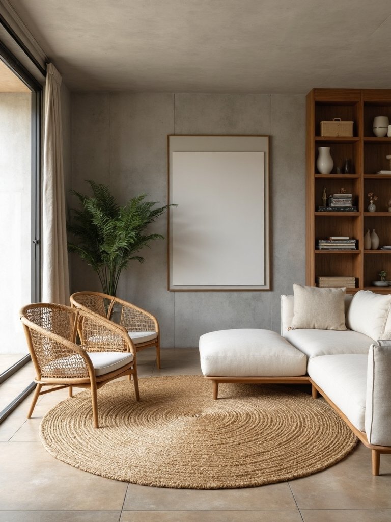 mixed materials for comfort