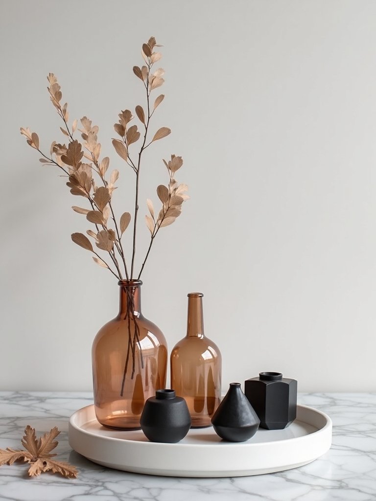 modern glass ceramic arrangement