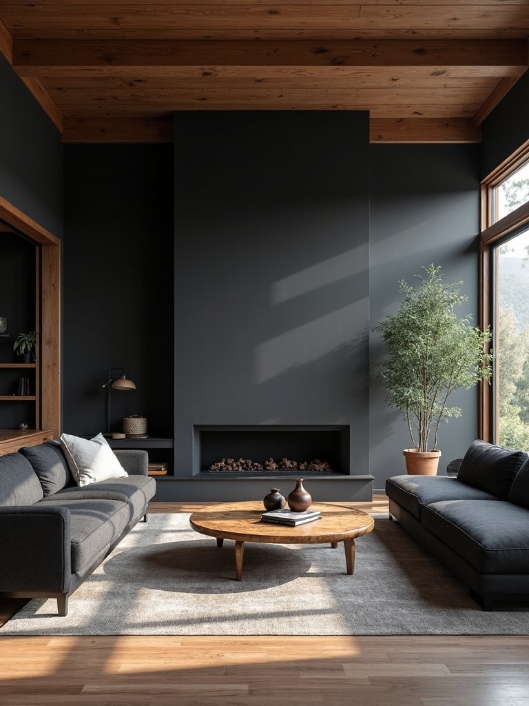 moody sophisticated japandi designs