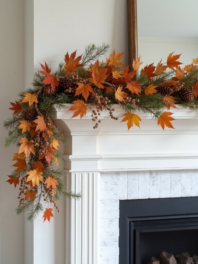 multi textured autumn wall decor