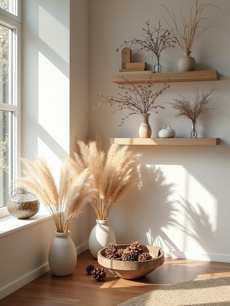 natural decor for autumn