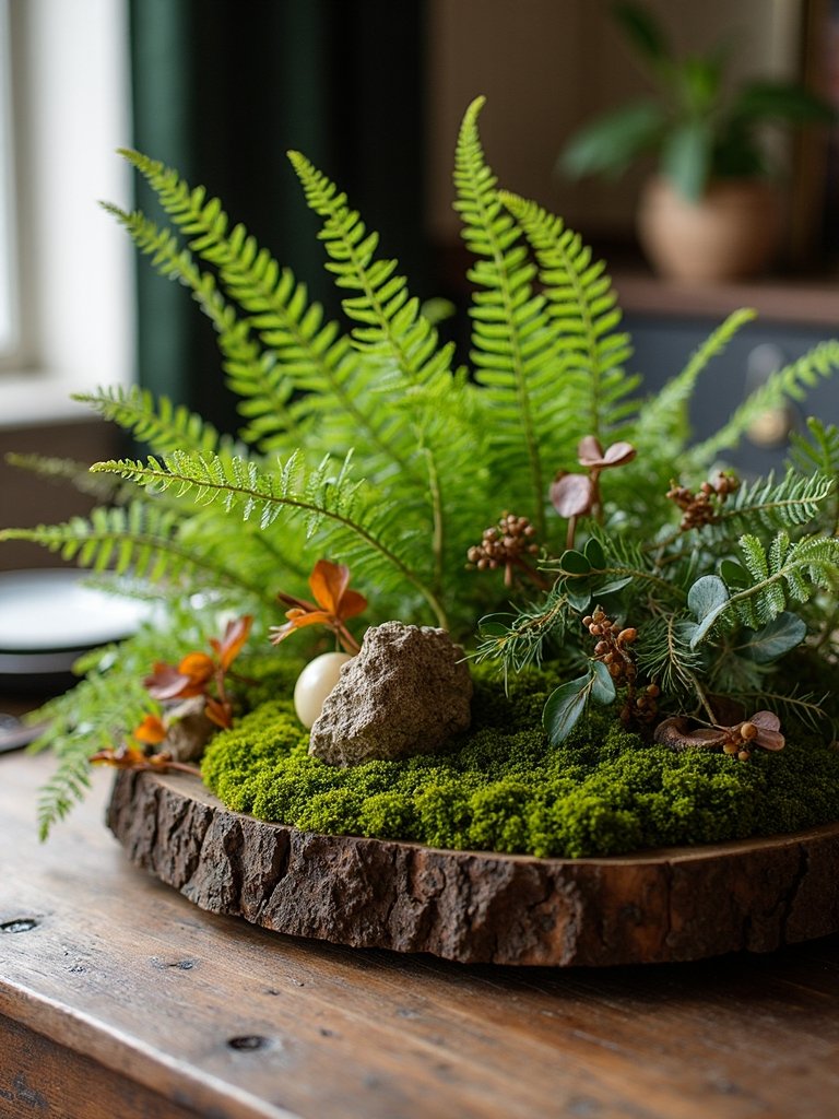 natural fall centerpiece creation