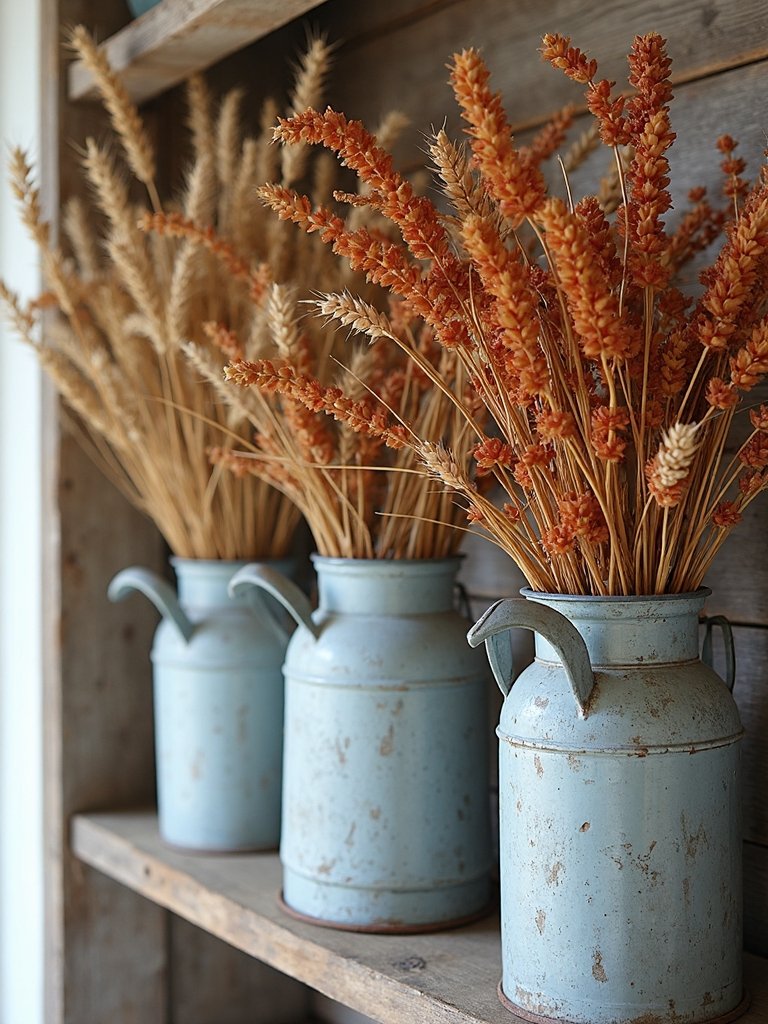 repurposed chicken feeders decor