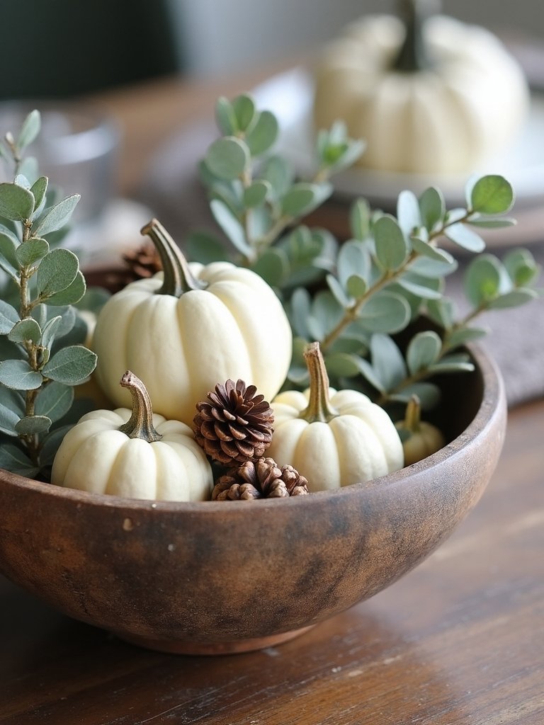 rustic autumn centerpiece design
