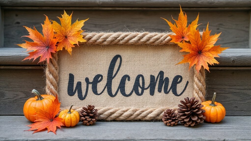 rustic autumn signage creations