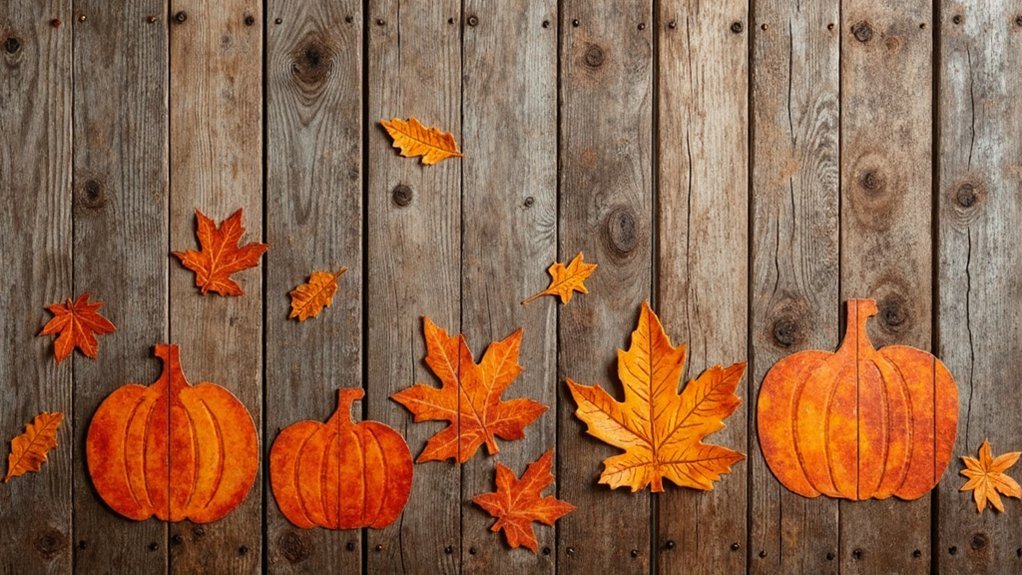 rustic autumn welcome signs
