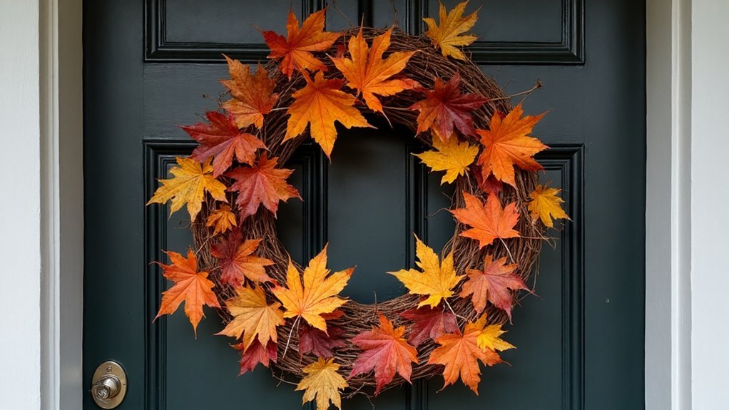 rustic autumn wreath foundation