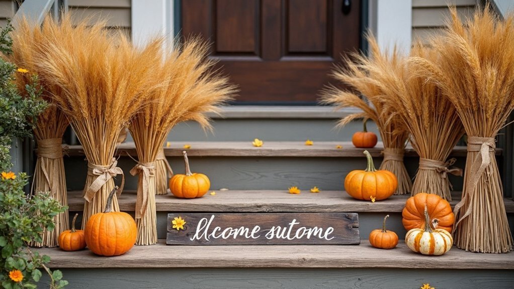 rustic fall welcome signs