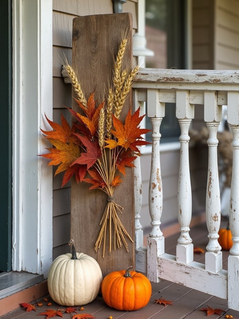 rustic welcome signs porch
