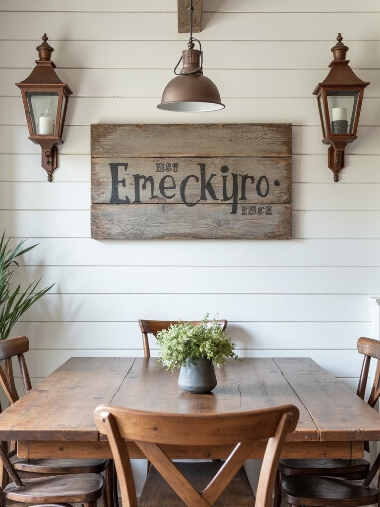 rustic wooden signs elegance