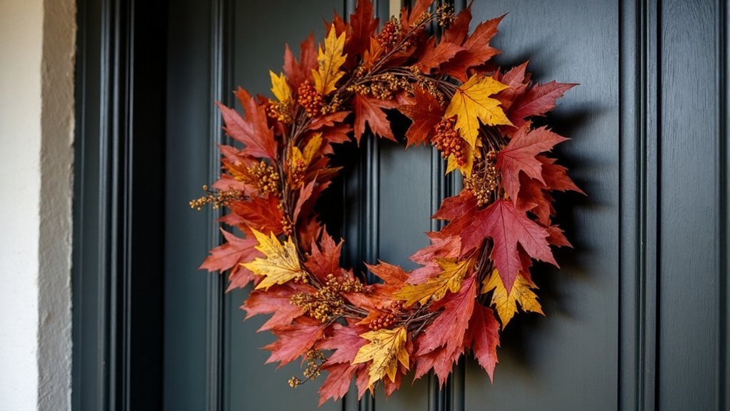 seasonal foliage autumn wreaths