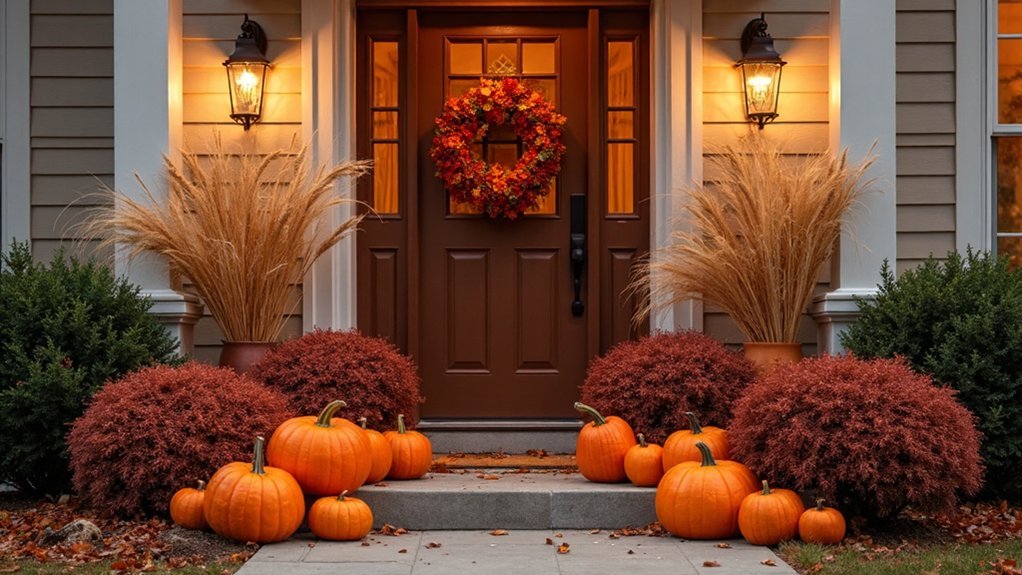 seasonal front door decor