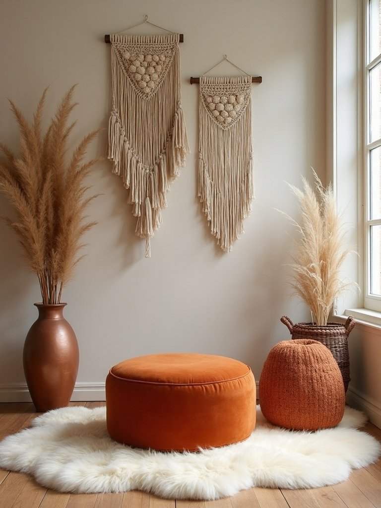 sheepskin and velvet harmony