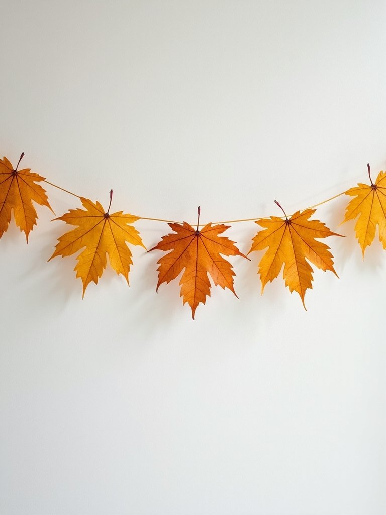 single species leaf garland