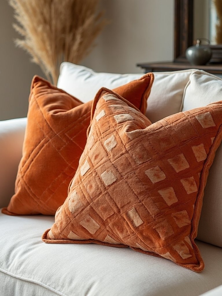 sophisticated geometric fall decor