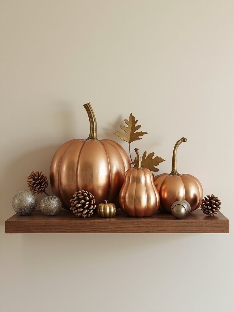 sophisticated mixed metal decor