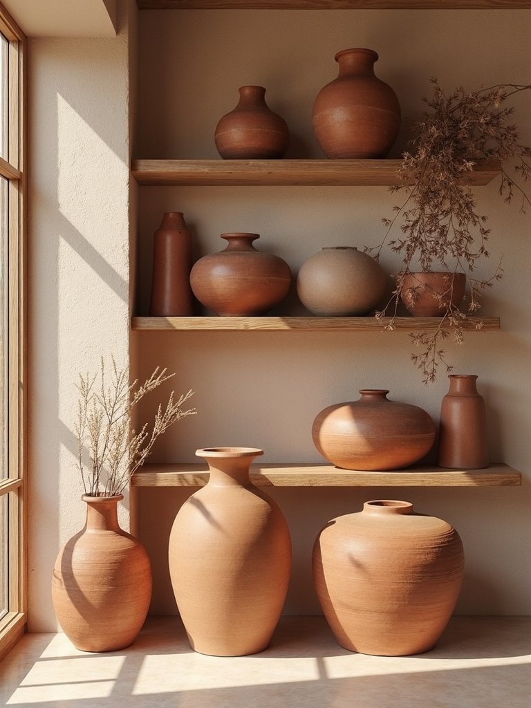 textured pottery for autumn