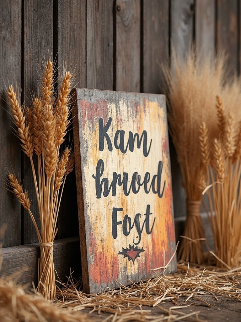 timeless rustic autumn decor