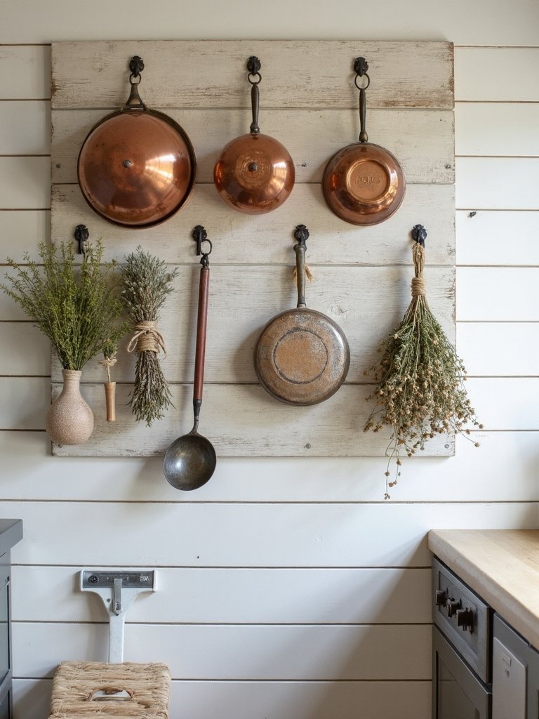 versatile rustic farmhouse inspired kitchen storage