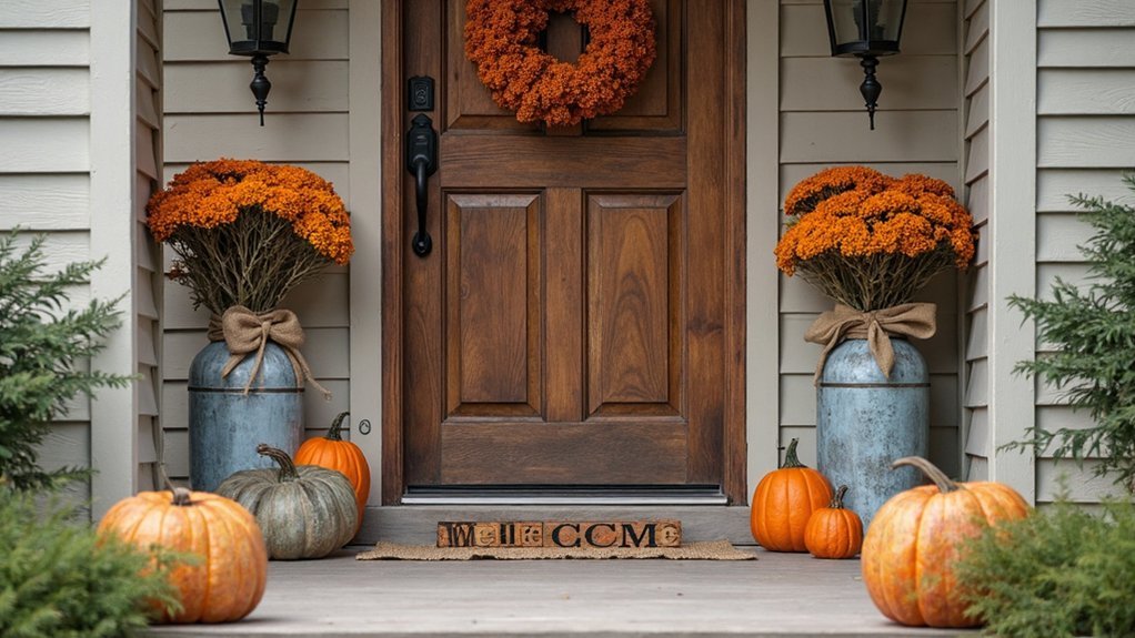 vintage farmhouse door decor