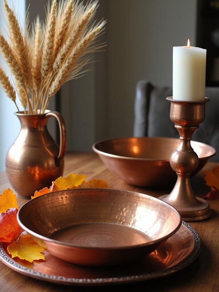 warm copper bronze elegance