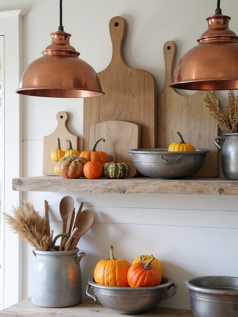 warmth through wood and metal