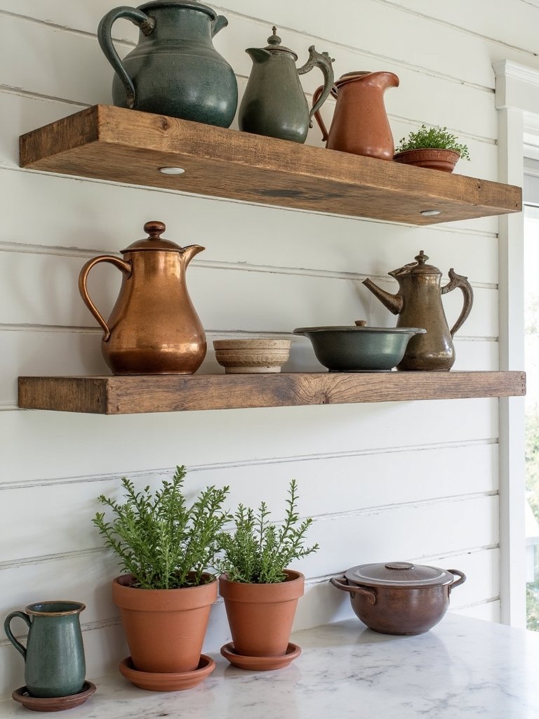 weathered functional farmhouse inspired versatile