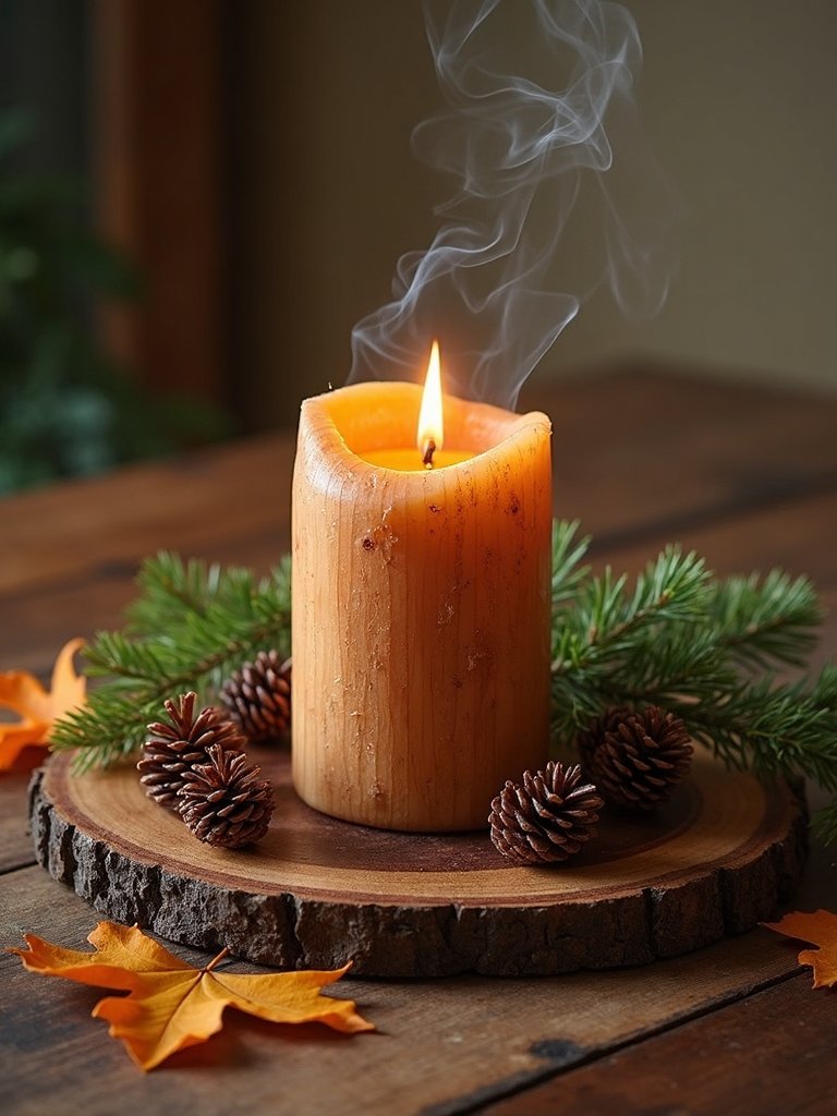 woodsy cedar candle aromas
