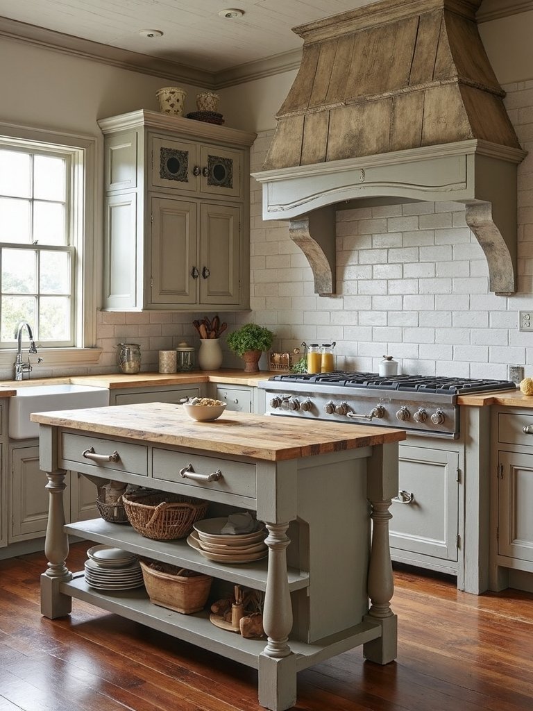 authentic vintage farmhouse kitchen furniture