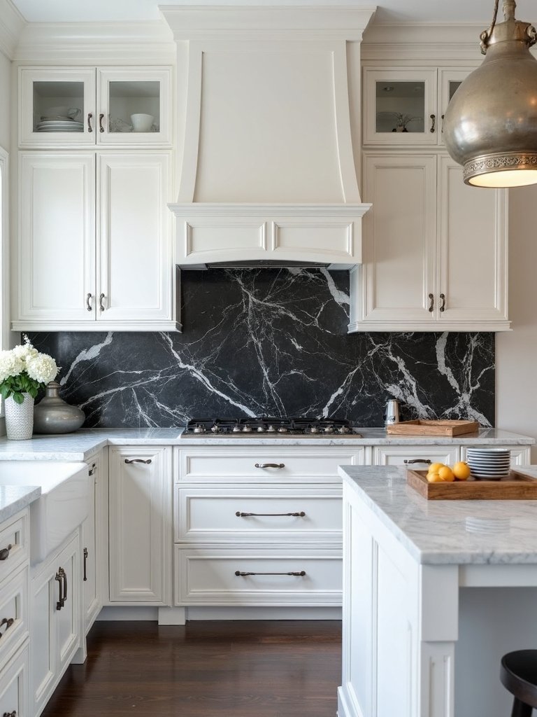 bold sophisticated mesmerizing backsplash
