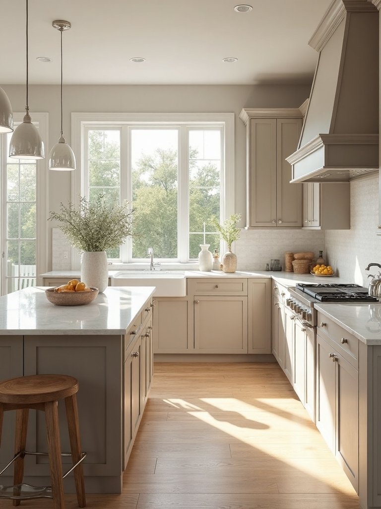 bright airy warm welcoming kitchen