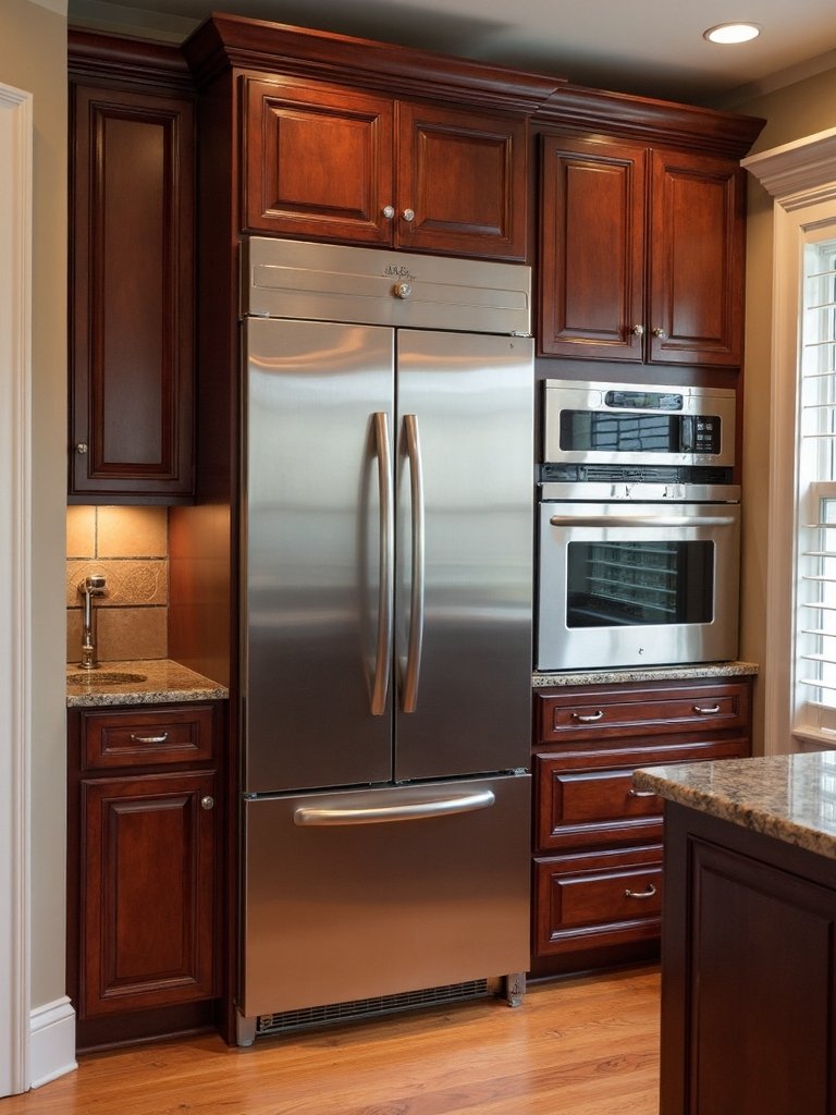 concealed appliances streamlined sophistication