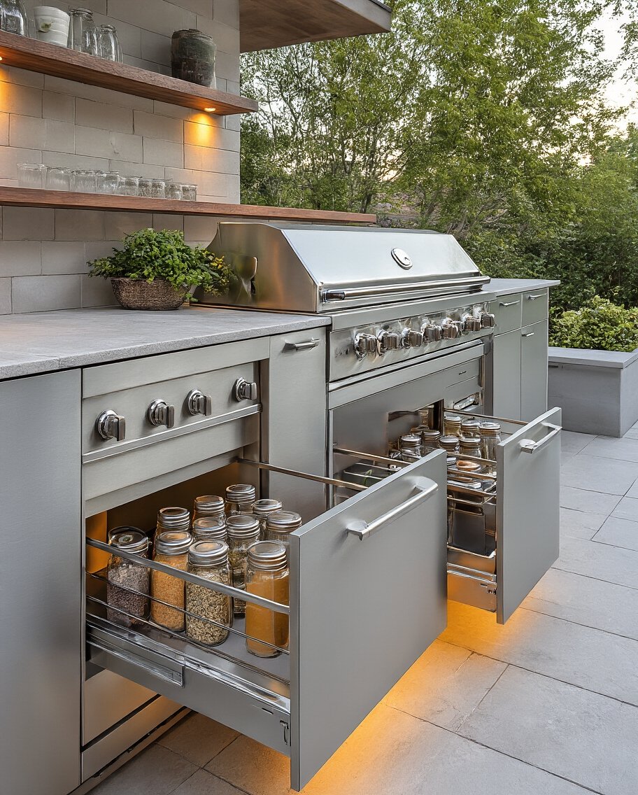 culinary outdoor grilling storage solutions