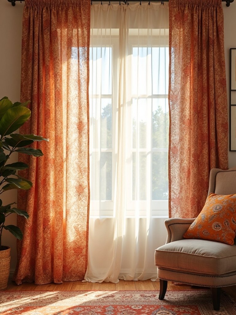 effortless boho ambiance statement sheer curtains