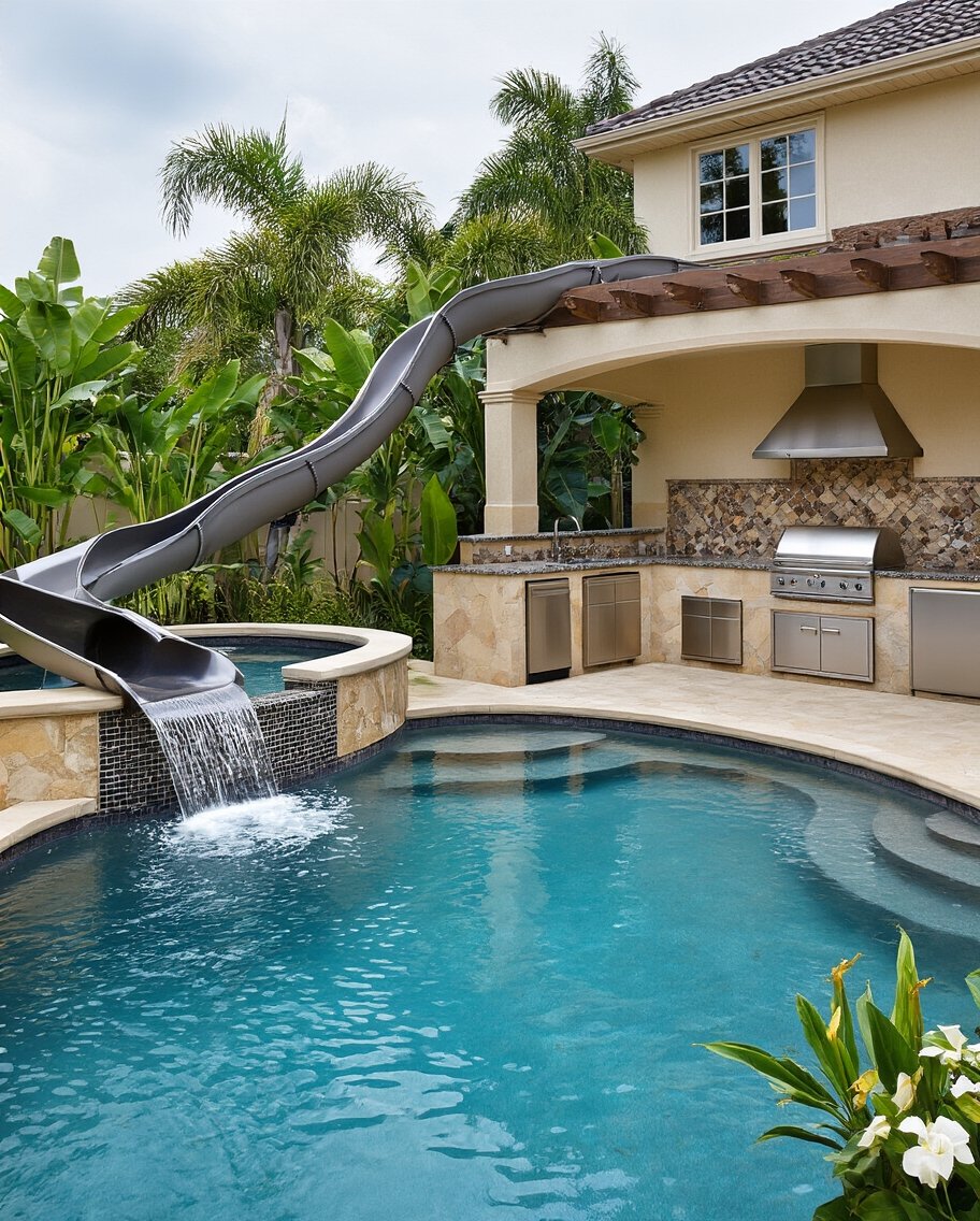 elevated outdoor entertainment hub