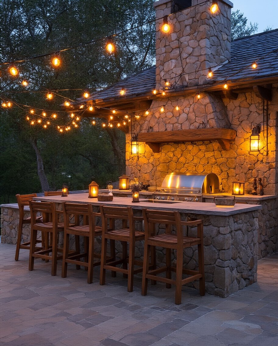 enchanting twilight tavern ambiance lighting